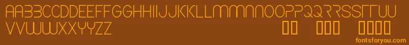 fuente CfspaceshipRegular – Fuentes Naranjas Sobre Fondo Marrón