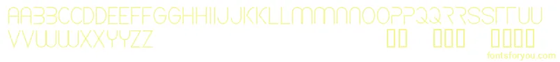 CfspaceshipRegular-Schriftart – Gelbe Schriften