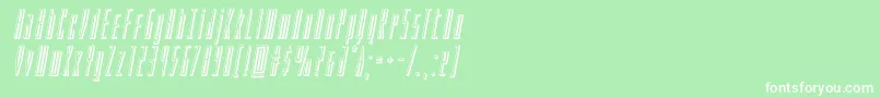 Phantacon3Dital Font – White Fonts on Green Background