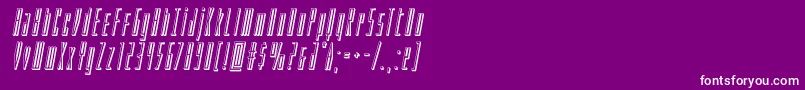 Phantacon3Dital Font – White Fonts on Purple Background