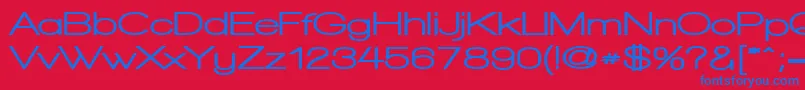 WalkwayExpandBlack Font – Blue Fonts on Red Background