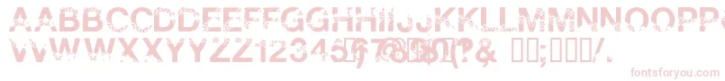 PolarShift Font – Pink Fonts on White Background