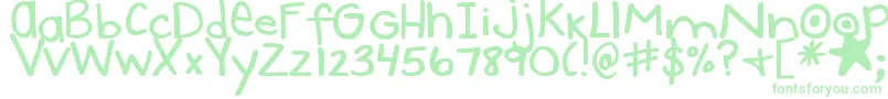 DjbUncertainTense Font – Green Fonts