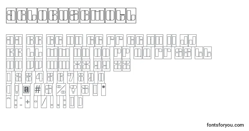AGlobuscmotl Font – alphabet, numbers, special characters