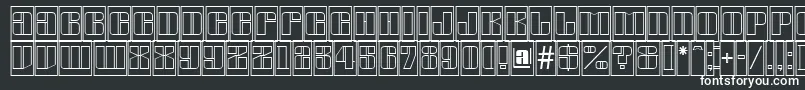 AGlobuscmotl Font – White Fonts on Black Background