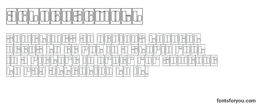 Review of the AGlobuscmotl Font