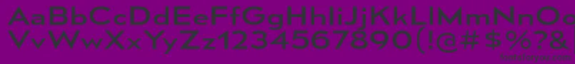 MesmerizeExRg Font – Black Fonts on Purple Background