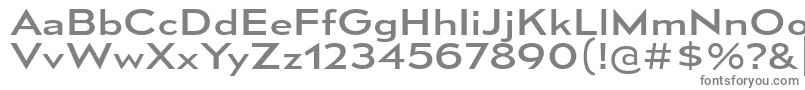 Шрифт MesmerizeExRg – серые шрифты на белом фоне