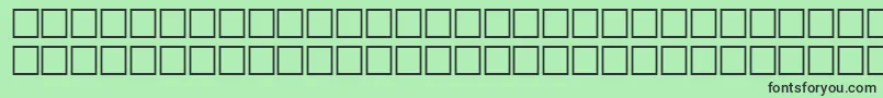 MetrolinerRegular Font – Black Fonts on Green Background