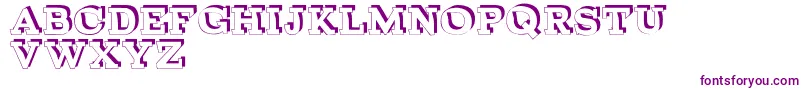 BrokenDepthDemo-Schriftart – Violette Schriften