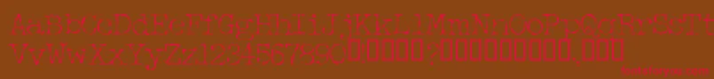 Halbp Font – Red Fonts on Brown Background