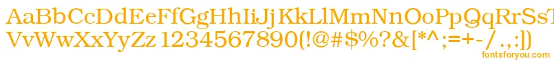 Kacstone Font – Orange Fonts on White Background