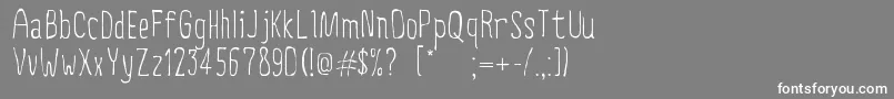 CreepyCircus Font – White Fonts on Gray Background