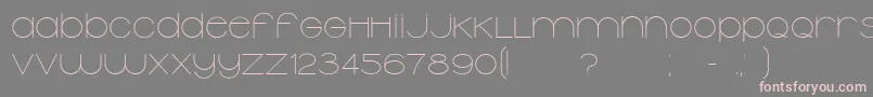 Typolino Font – Pink Fonts on Gray Background