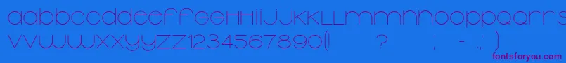 More about Typolino Font Typolino Font – Purple Fonts on Blue Background