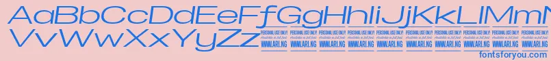 fuente SpecifypersonalExexpmediumital – Fuentes Azules Sobre Fondo Rosa