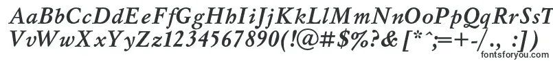 MyslcBolditalic-fontti – Alkuperäiset fontit