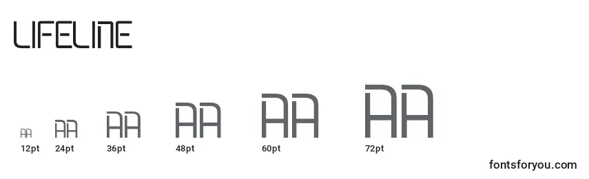 Lifeline Font Sizes