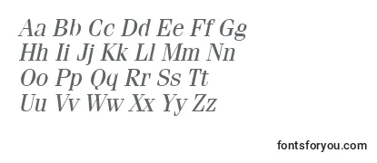 ItcFeniceLtOblique Font