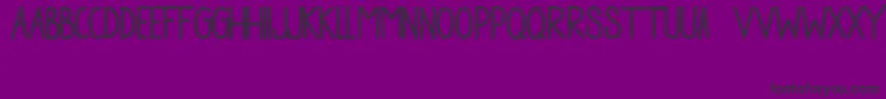 フォントCheese ffy – 紫の背景に黒い文字
