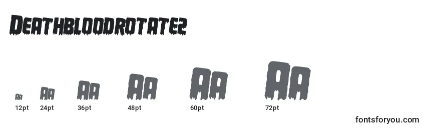 Deathbloodrotate2 Font Sizes