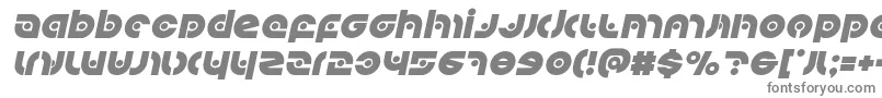 フォントKovacsspotital – 白い背景に灰色の文字