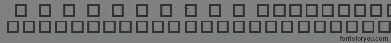 Шрифт Robotcrisis – чёрные шрифты на сером фоне
