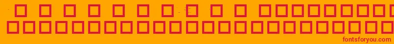 fuente Robotcrisis – Fuentes Rojas Sobre Fondo Naranja