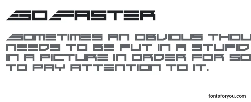 GoFaster Font