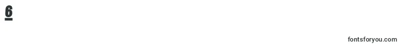 EightTrackProgram4 Font – Fonts for Digit 6