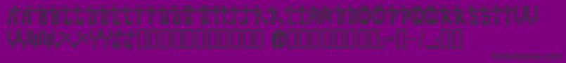 More about Becross Font Becross Font – Black Fonts on Purple Background