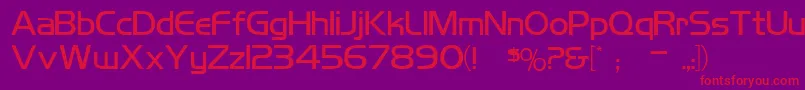 BadTimes1 Font – Red Fonts on Purple Background