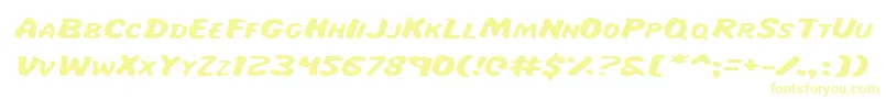 MissAmandaItalexp Font – Yellow Fonts