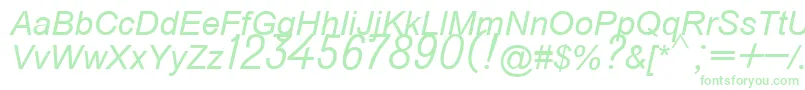 Do431italic Font – Green Fonts