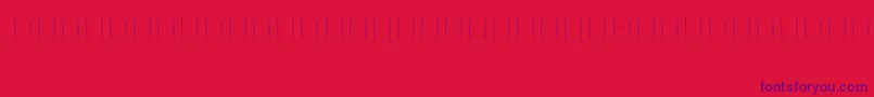 MonotypeKoufiBold-Schriftart – Violette Schriften auf rotem Hintergrund