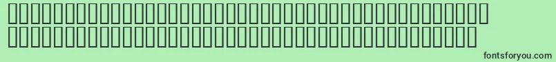 Edithdaysh Font – Black Fonts on Green Background