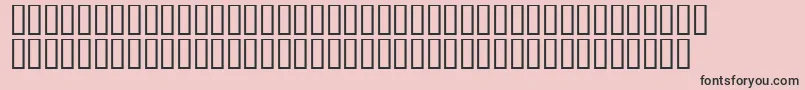Fonte Edithdaysh – fontes pretas em um fundo rosa