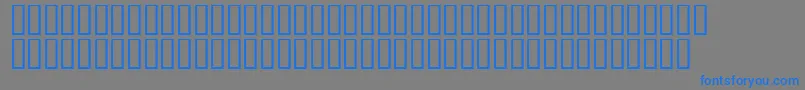 Edithdaysh Font – Blue Fonts on Gray Background
