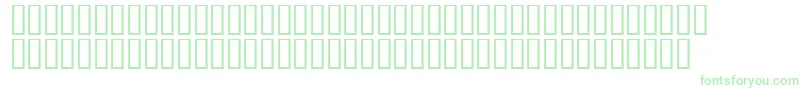 Edithdaysh-Schriftart – Grüne Schriften
