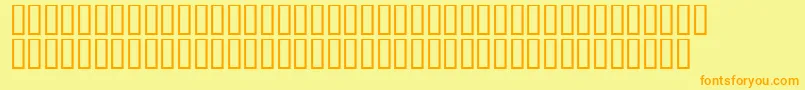 Edithdaysh Font – Orange Fonts on Yellow Background