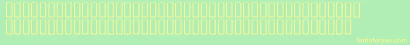 Edithdaysh Font – Yellow Fonts on Green Background