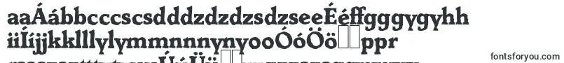 DerringerantiqueXboldRegular-fontti – unkarilaiset fontit