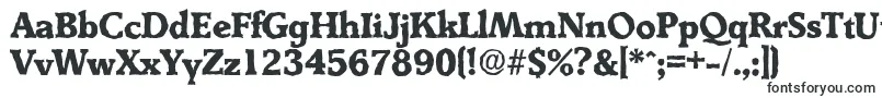 Шрифт DerringerantiqueXboldRegular – винтажные шрифты