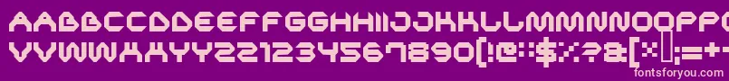SuperfluidSoft Font – Pink Fonts on Purple Background