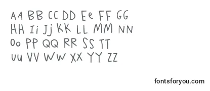 Review of the K26scribblescrawl Font
