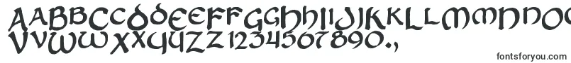 Шрифт Zilluncial – кельтские шрифты