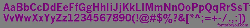 Nwgthcb Font – Purple Fonts on Gray Background