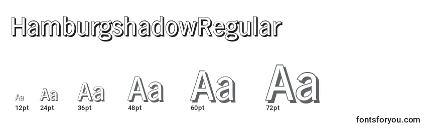 HamburgshadowRegular Font Sizes