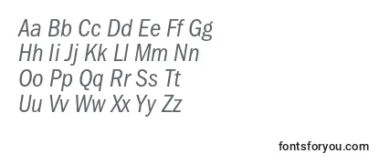 FranklingothicbookcondcItalic-fontti