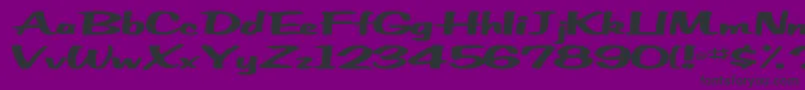 Empower42RegularTtext Font – Black Fonts on Purple Background